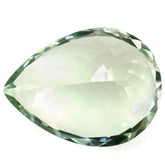 GREEN AMETHYST CUT PEAR 14X19.50MM 11.60 Cts.