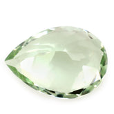 GREEN AMETHYST CUT PEAR 18X13MM 9.27 Cts.