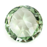 GREEN AMETHYST HIGH DOME ROSE CUT ROUND (DES#17) 15MM 12.50 Cts.