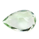 GREEN AMETHYST CUT PEAR 15X10MM 4.91 Cts.