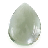 GREEN AMETHYST PLAIN PEAR CAB 16X12MM 7.53 Cts.