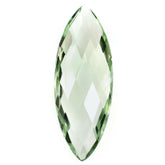 GREEN AMETHYST BRIOLETTE MARQUISE 22X8MM 5.3 Cts.