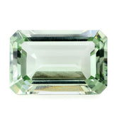 GREEN AMETHYST CUT OCTAGON 15X10MM 7.15 Cts.