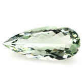 GREEN AMETHYST CUT PEAR 30X13MM 17.00 Cts.