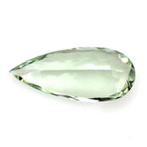 GREEN AMETHYST CUT PEAR 30X13MM 17.00 Cts.