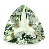 GREEN AMETHYST CHECKER CUT TRILLION 16MM 12.47 Cts.