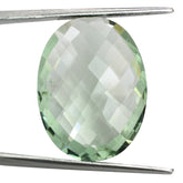 GREEN AMETHYST BRIOLETTE OVAL (SI) 24X18MM 19.55 Cts.