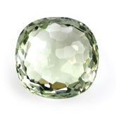 GREEN AMETHYST IRREGULAR CUT BRIOLETTE CUSHION 23MM 44.90 Cts.