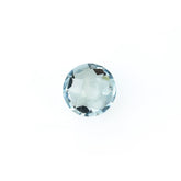 GREEN AQUAMARINE CHECKER CUT BRIOLETTE ROUND (SI) 8.00MM 1.65 Cts.