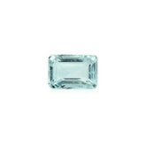 GREEN AQUAMARINE STEP CUT OCTAGON (C/SI) 13X9MM 6.48 Cts.