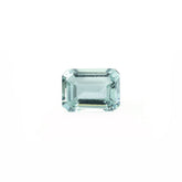 GREEN AQUAMARINE CUT OCTAGON (SI) 8X6MM 1.49 Cts.
