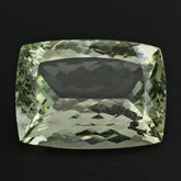 GREEN AQUAMARINE CUT CUSHION 19X14MM 14.60 Cts.