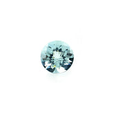 GREEN AQUAMARINE CHECKER CUT ROUND 8.50X8.50MM 2.15 Cts.
