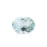 GREEN AQUAMARINE CUT OVAL (CLEAN) 8X6MM 1.18 Cts.
