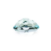 GREEN AQUAMARINE CUT OVAL (SI) 7X5MM 0.75 Cts.