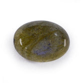 BLUE SHINE LABRADORITE OVAL CAB 8X6MM 1.27 Cts.