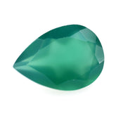 GREEN ONYX CUT PEAR 7X5MM 0.63 Cts.