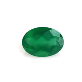 GREEN ONYX CUT OVAL 7X5MM 0.65 Cts.
