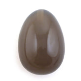 GREY AGATE PLAIN EGGS (HALF DRILL) 13X9MM 7.39 Cts.