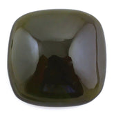 GREEN TOURMALINE CUSHION CAB (DARK) 14MM 8.4 Cts.