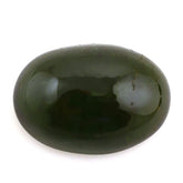 GREEN TOURMALINE OVAL CAB (DARK) 14X10MM 7.21 Cts.