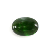 GREEN TOURMALINE CATS EYE OVAL CAB 7X5MM 1.03 Cts.