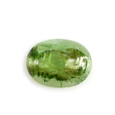 GREEN TOURMALINE CATS EYE OVAL CAB 8X6MM 1.57 Cts.