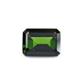 GREEN TOURMALINE CUT OCTAGON (DARK) 8X6MM 1.90 Cts.