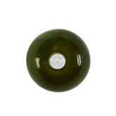 GREEN TOURMALINE (WHITE INCLUSION) PLAIN ROUND BALLS (FULL DRILL 1.50MM) 6MM 1.66 Cts.
