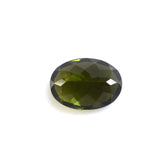 GREEN TOURMALINE CUT OVAL (VERY DARK) 7X5MM 0.79 Cts.