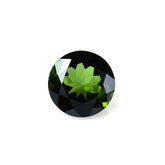 GREEN TOURMALINE CUT ROUND (DARK) 7.20MM 1.35 Cts.