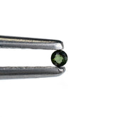 GREEN TOURMALINE CUT ROUND (DARK) 1.50MM 0.02 Cts.