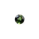 GREEN TOURMALINE CUT ROUND (DARK) 3MM 0.12 Cts.