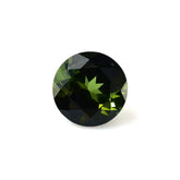 GREEN TOURMALINE CUT ROUND (DARK) 6.50MM 1.05 Cts.
