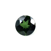GREEN TOURMALINE CUT ROUND (VERY DARK) 6.50MM 1.02 Cts.