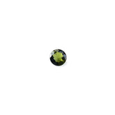 GREEN TOURMALINE CUT ROUND (VERY DARK/CLEAN) 2MM 0.04 Cts.