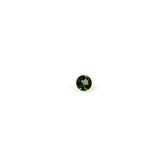 GREEN TOURMALINE CUT ROUND (VERY DARK) 1.25MM 0.01 Cts.
