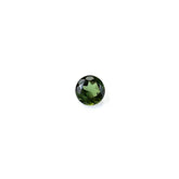 GREEN TOURMALINE CUT ROUND (DARK/SI) 2.25MM 0.05 Cts.