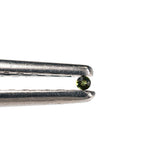 GREEN TOURMALINE CUT ROUND (MEDIUM) 1.10MM 0.01 Cts.