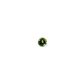 GREEN TOURMALINE CUT ROUND (MEDIUM) 1.25MM 0.01 Cts.