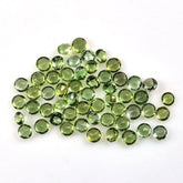 GREEN TOURMALINE CUT ROUND (LITE/SI) 2MM 0.04 Cts.