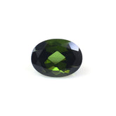 GREEN TOURMALINE CUT OVAL (DARK) 8X6MM 1.26 Cts.