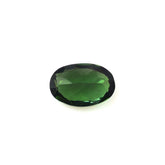 GREEN TOURMALINE CUT OVAL (DARK) 6X4MM 0.44 Cts.
