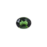 GREEN TOURMALINE CUT OVAL (DARK) 4X3MM 0.17 Cts.