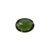 GREEN TOURMALINE CUT OVAL (DARK) 4X3MM 0.17 Cts.