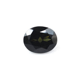 GREEN TOURMALINE CUT OVAL (VERY DARK) 10X8MM 3.15 Cts.