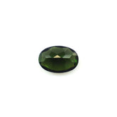 GREEN TOURMALINE CUT OVAL (VERY DARK) 6X4MM 0.38 Cts.