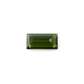 GREEN TOURMALINE CUT BAGUETTE (DARK) 6X3MM 0.30 Cts.