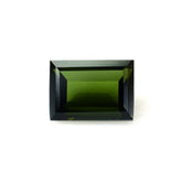 GREEN TOURMALINE CUT BAGUETTE (VERY DARK) 7X5MM 1.17 Cts.