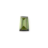 GREEN TOURMALINE CUT TAPER BAGUETTE (DARK) 4X2.50X2MM 0.15 Cts.